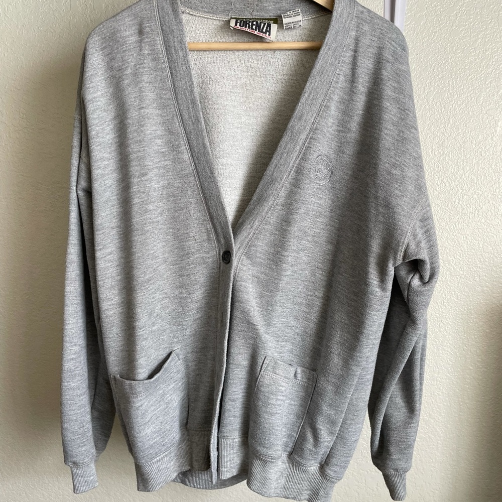 FORENZA Grey Academia Sweater